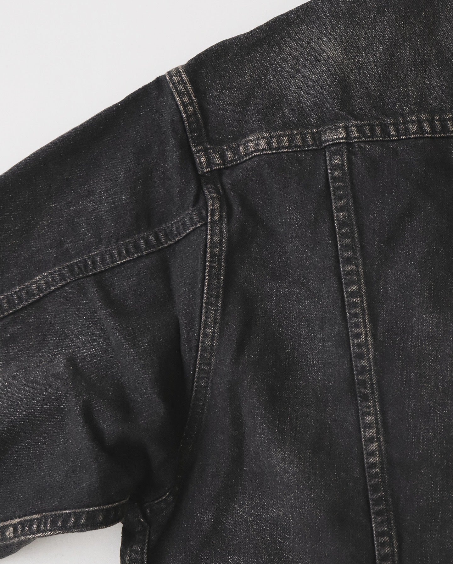 NEW MANUAL BLACK DENIM TRACKER JACKET