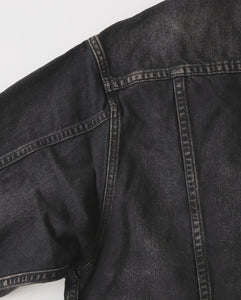 NEW MANUAL BLACK DENIM TRACKER JACKET