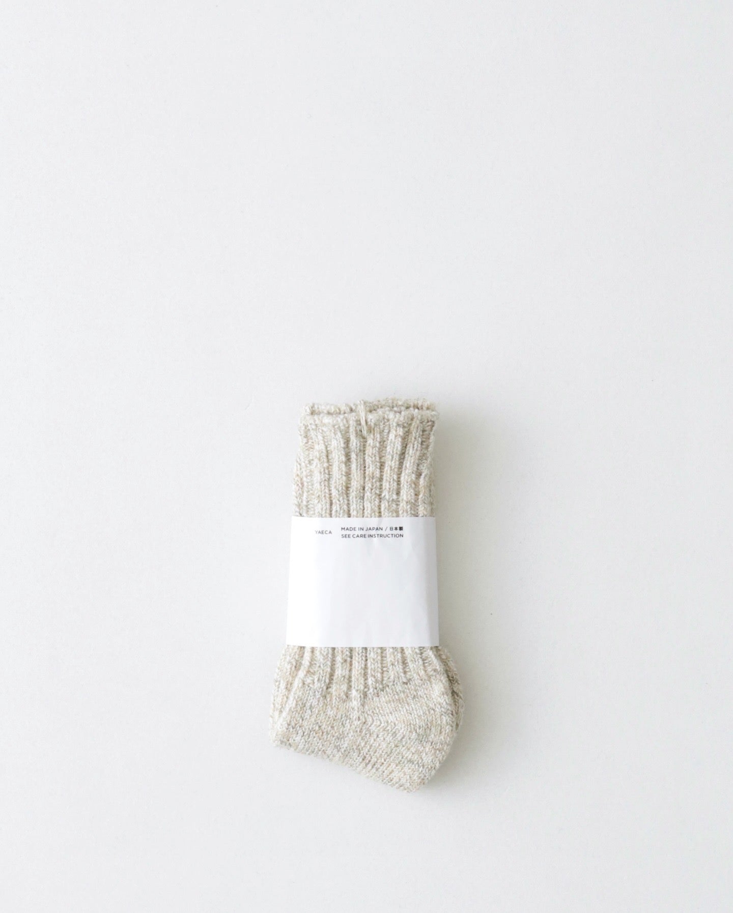 COTTON WOOL RIB SOCKS