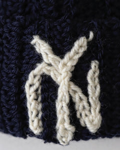 "YN"NAVY BEANIE