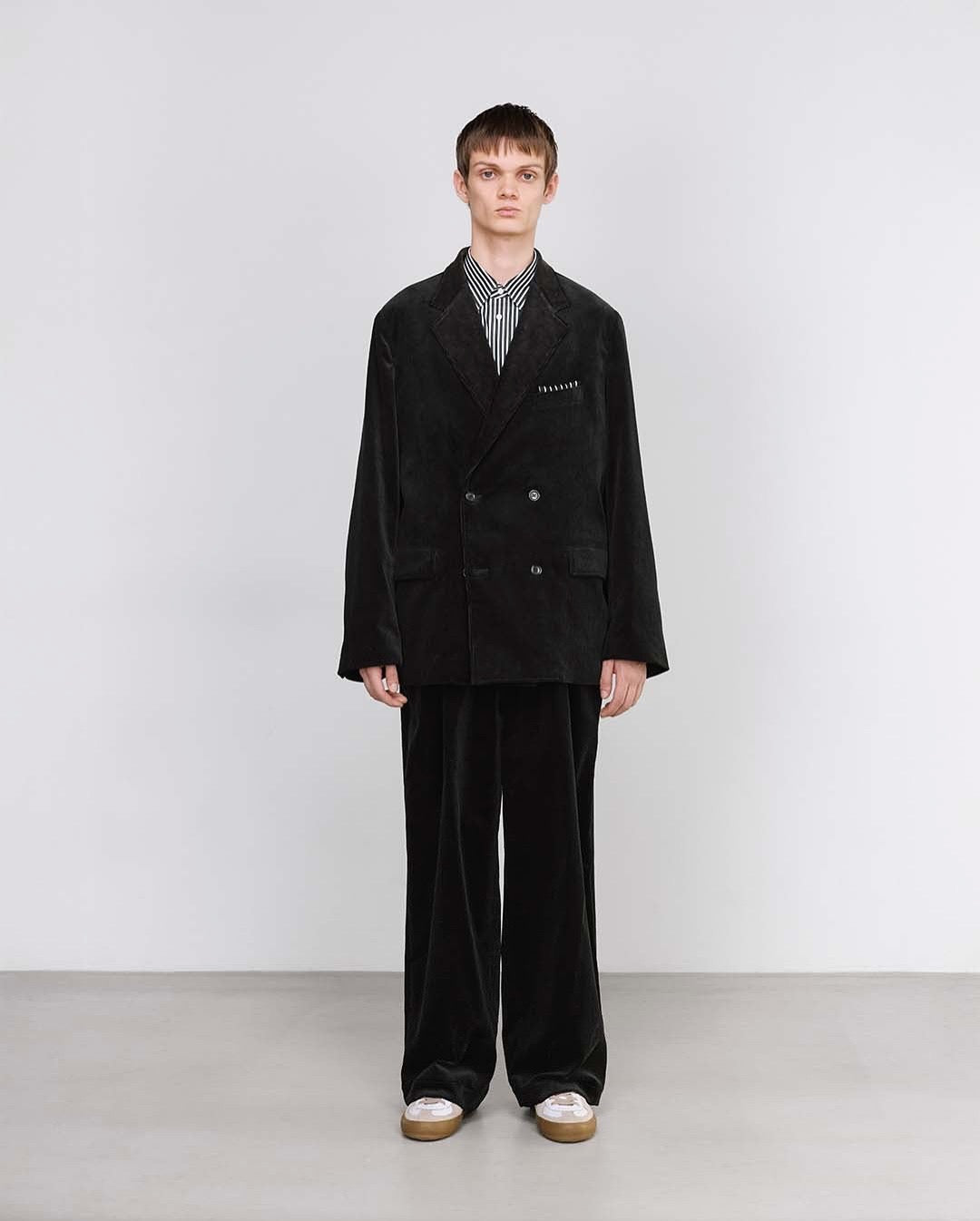 SUVIN CORDUROY WIDE STRAIGHT TROUSERS