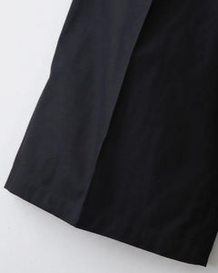 GURKHA PANTS BLACK BACK SATIN ORGANIC