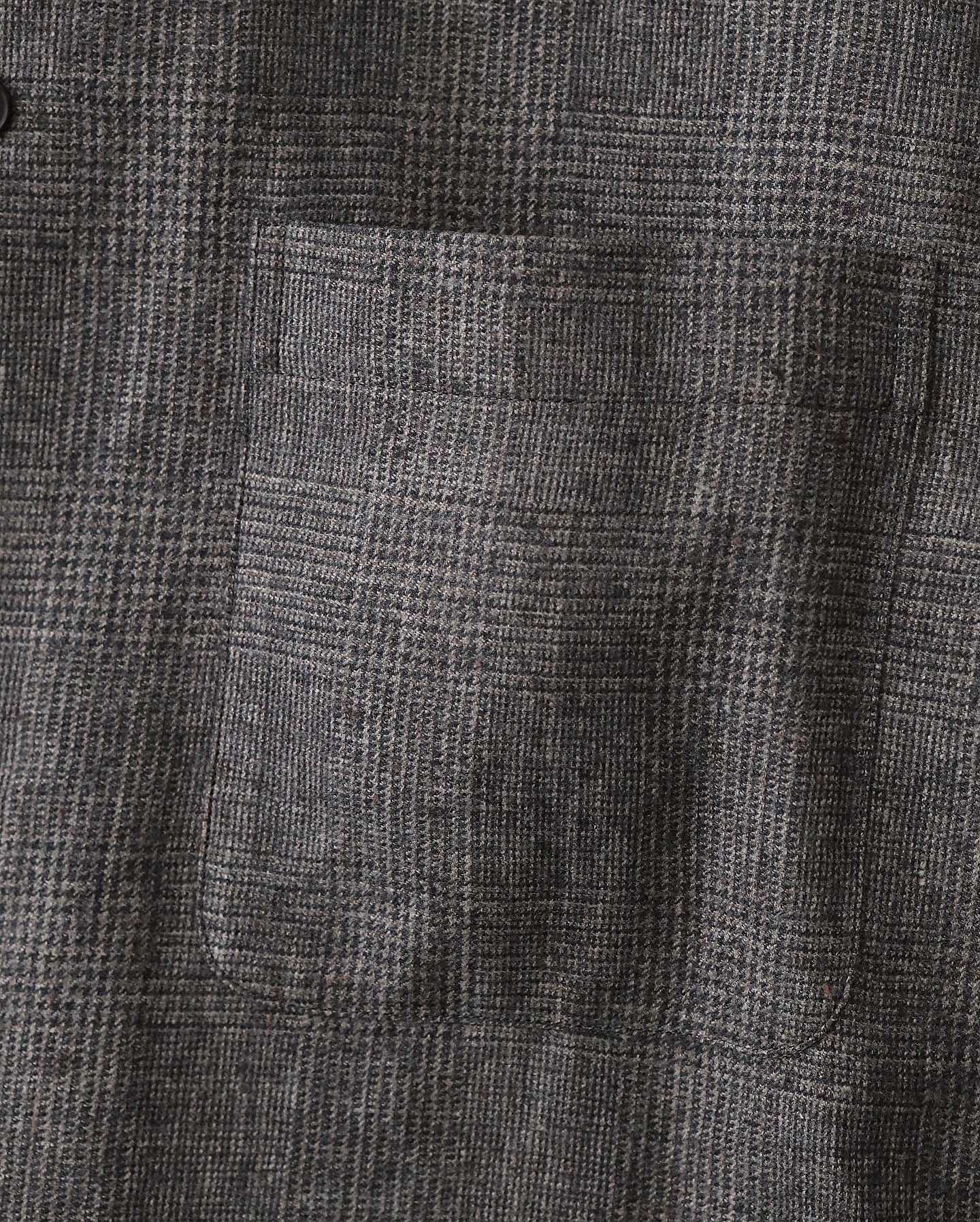 LINEN WOOL TWILL SHIRT JACKET