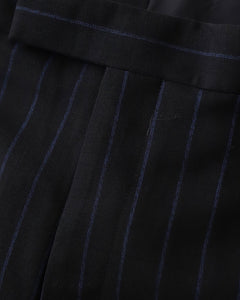 DOUBLE PLEATED SHORT TROUSERS / Dormeuil