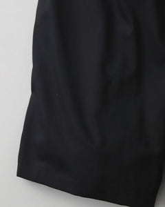 SILICON POPLIN TWO TUCK EASY PANTS