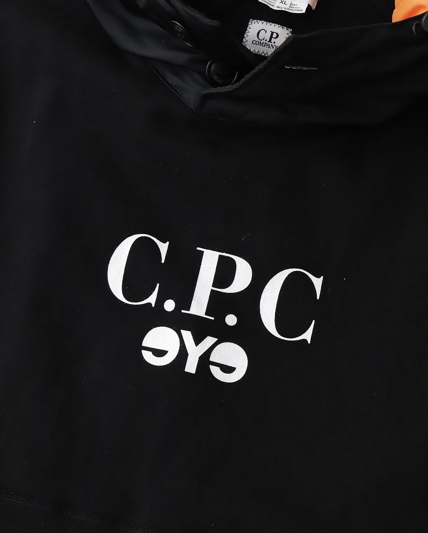 C.P. COMPANY NYLON TWILL HOODED SWEATSHIRT