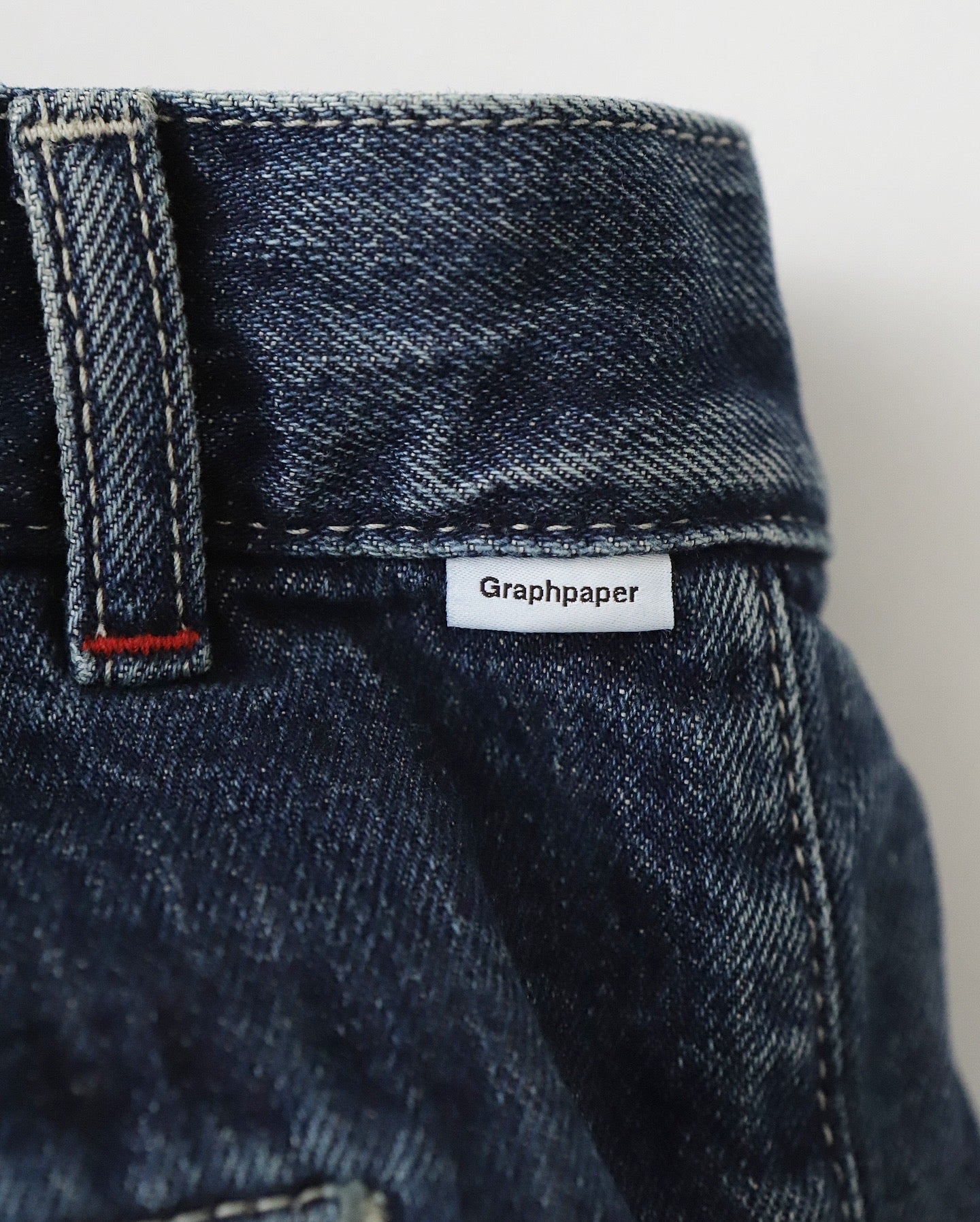 SELVAGE DENIM TWO TUCK PANTS