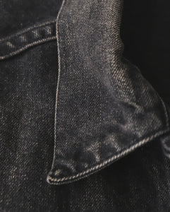 NEW MANUAL BLACK DENIM TRACKER JACKET