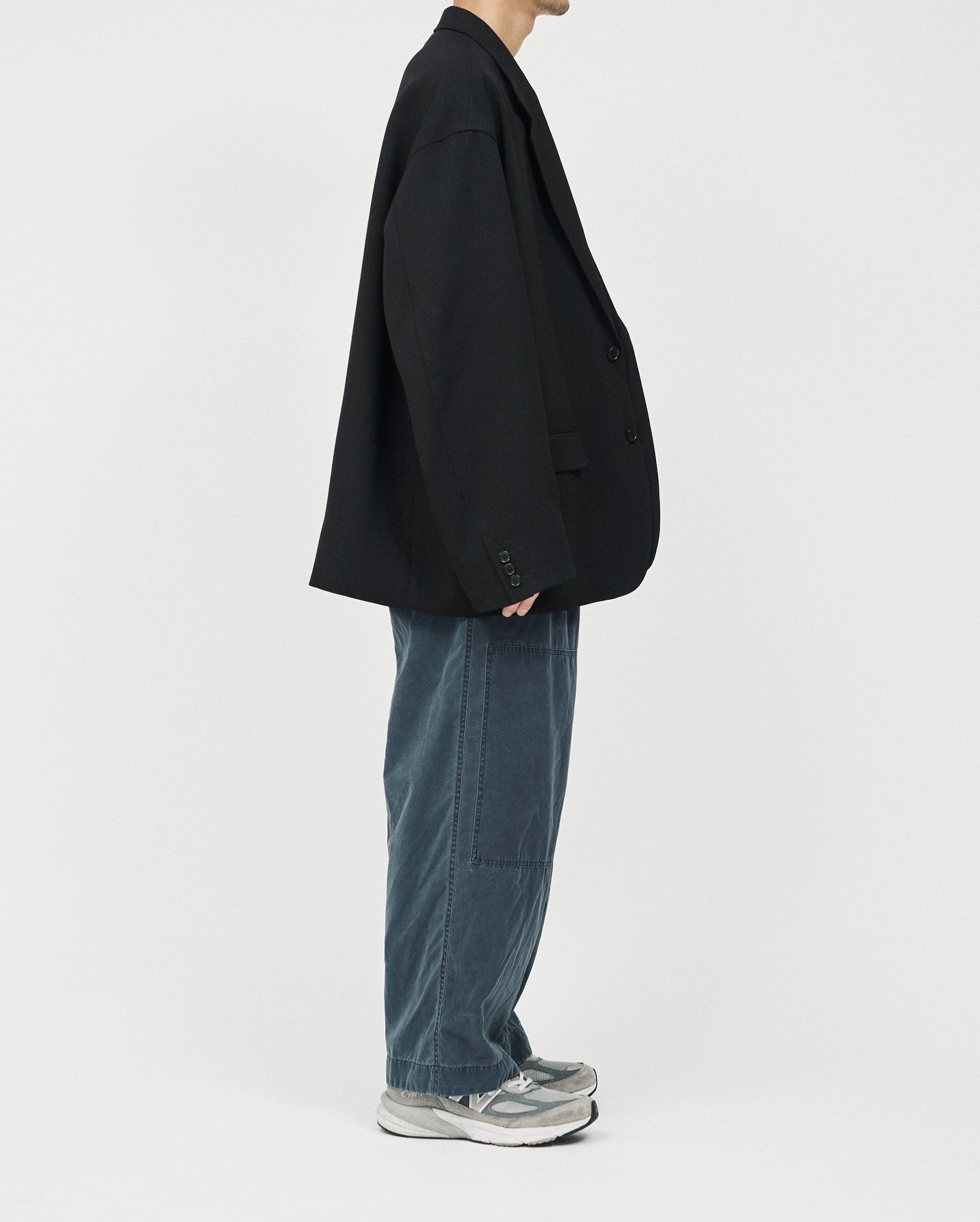 PIGMENT COATED OVER TROUSERS