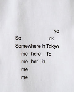 SOMEWHERE MAP TEE / DESIGNED BY KAMIKENE
