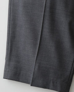 TWIST WOOL TROPICAL TWO TUCKED EASY PANTS