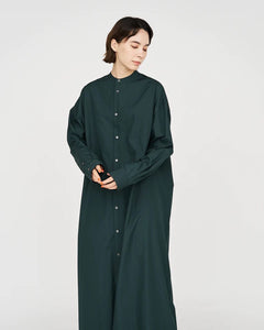 HIGH COUNT BROAD BAND OVERSIZED SHIRT DRESS（WOMEN）