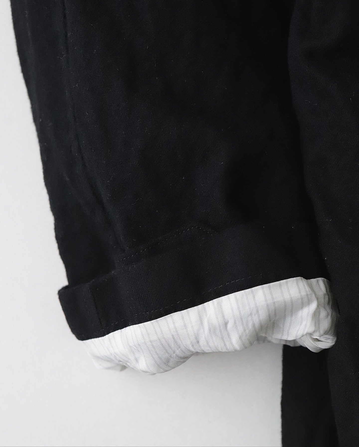 WOOL SERGE FULLING COAT