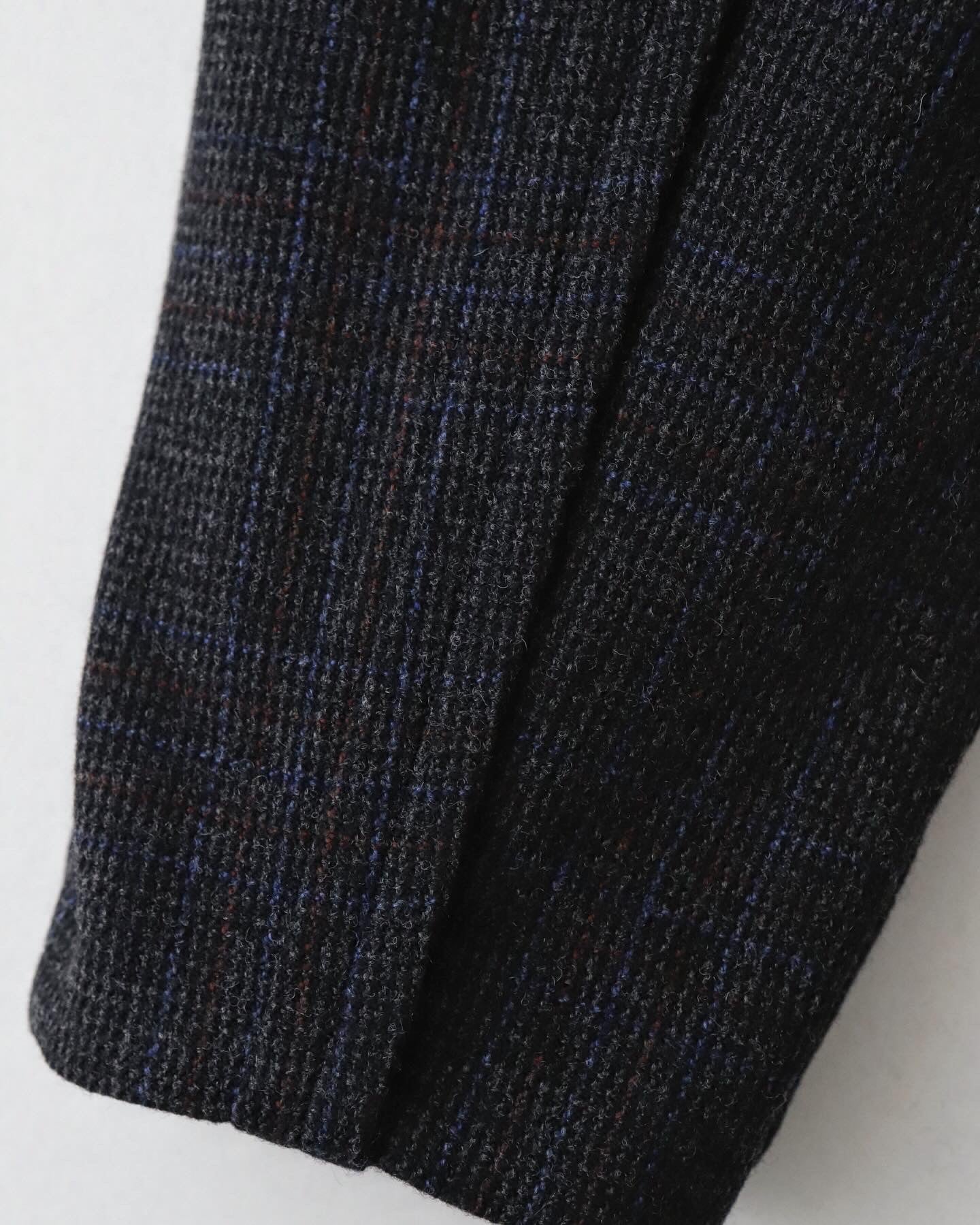 WOOL CHECK PANTS