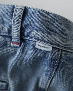 SELVAGE DENIM TWO TUCK TAPERED PANTS