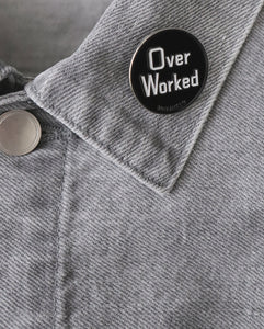 UNLIKELY TIME TRAVEL TRUCKER JACKET GRAY DENIM