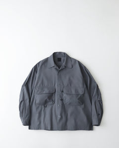 TECH SPORTS OPEN COLLAR SHIRT L/S