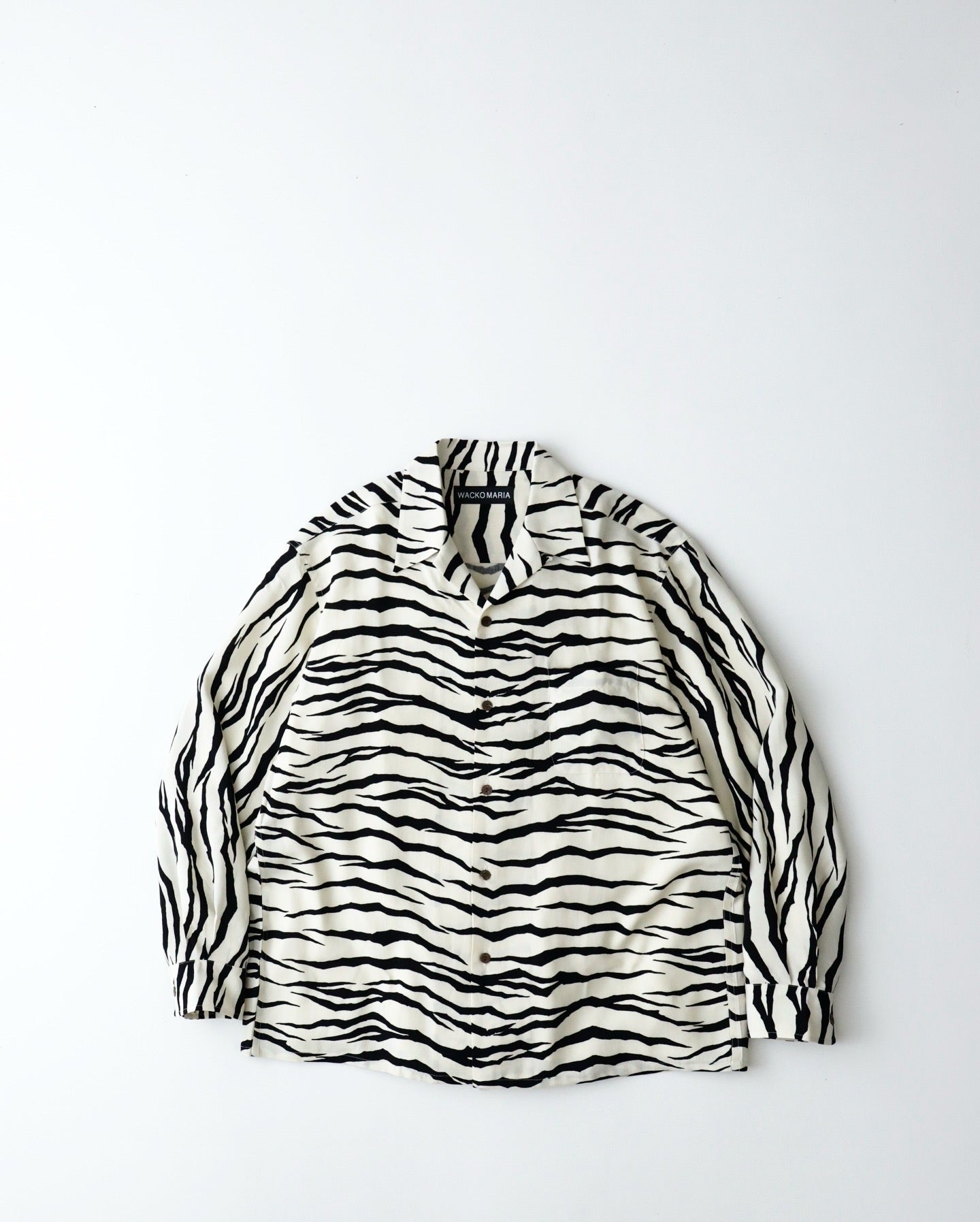 WACKO MARIA TIGER OPEN COLLAR SHIRT – NCNR ONLINE STORE WACKO MARIA TIGER OPEN COLLAR SHIRT – NCNR ONLINE STORE