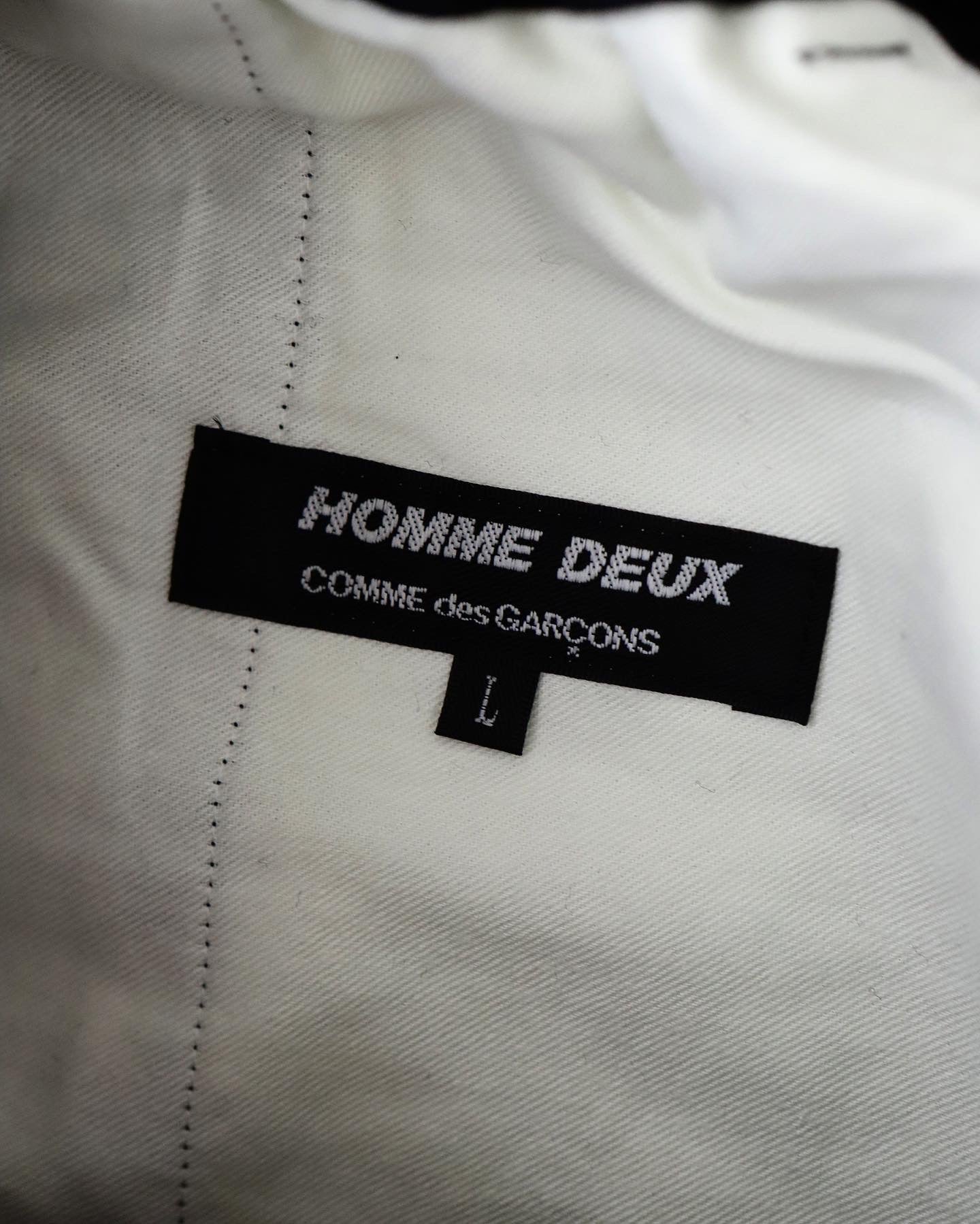 COMME des GARCONS HOMME DEUX｜WOOL DOBBY CHECK PANTS