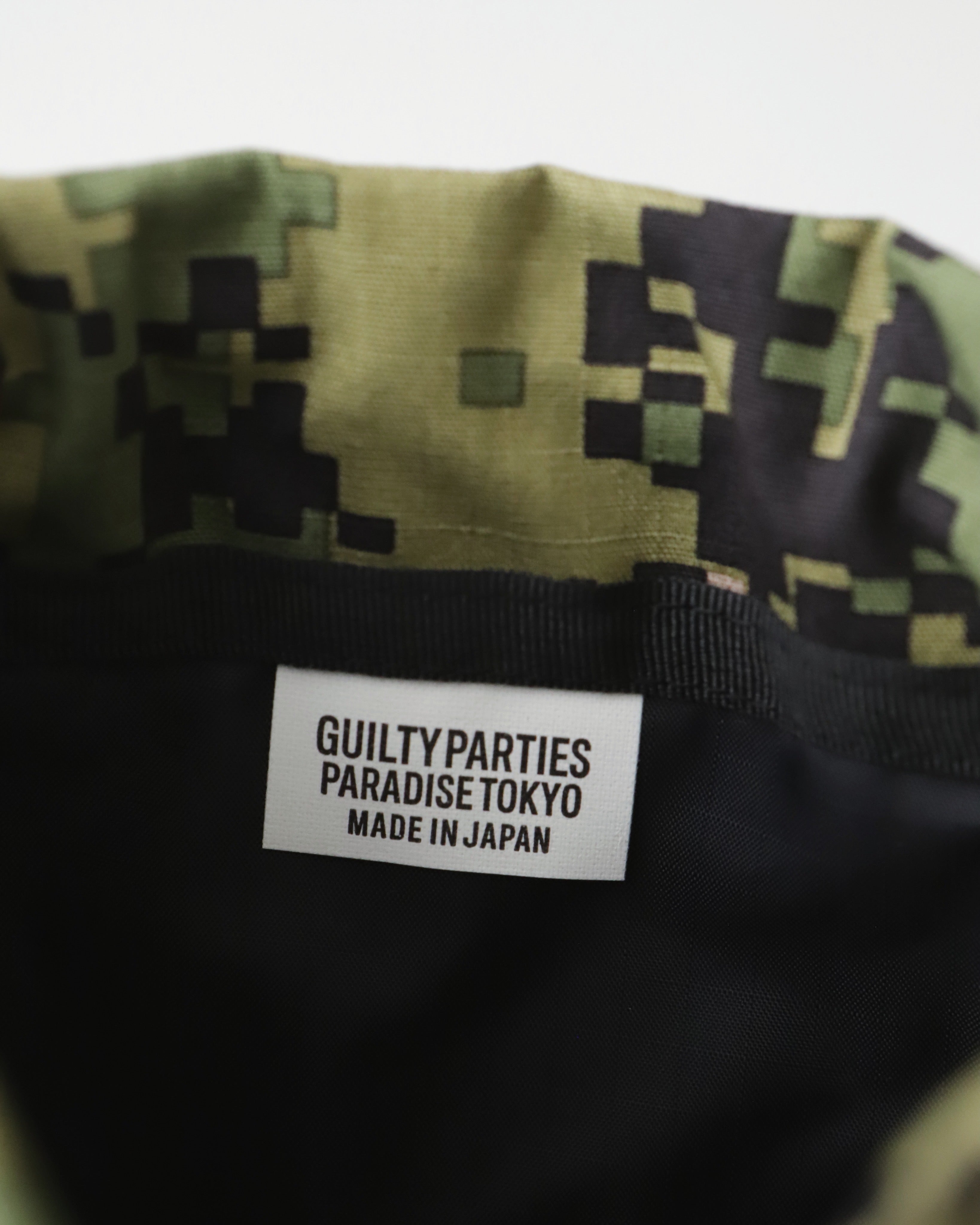 WACKO MARIA DIGTAL CAMO DRAWSTRING BAG – NCNR ONLINE STORE