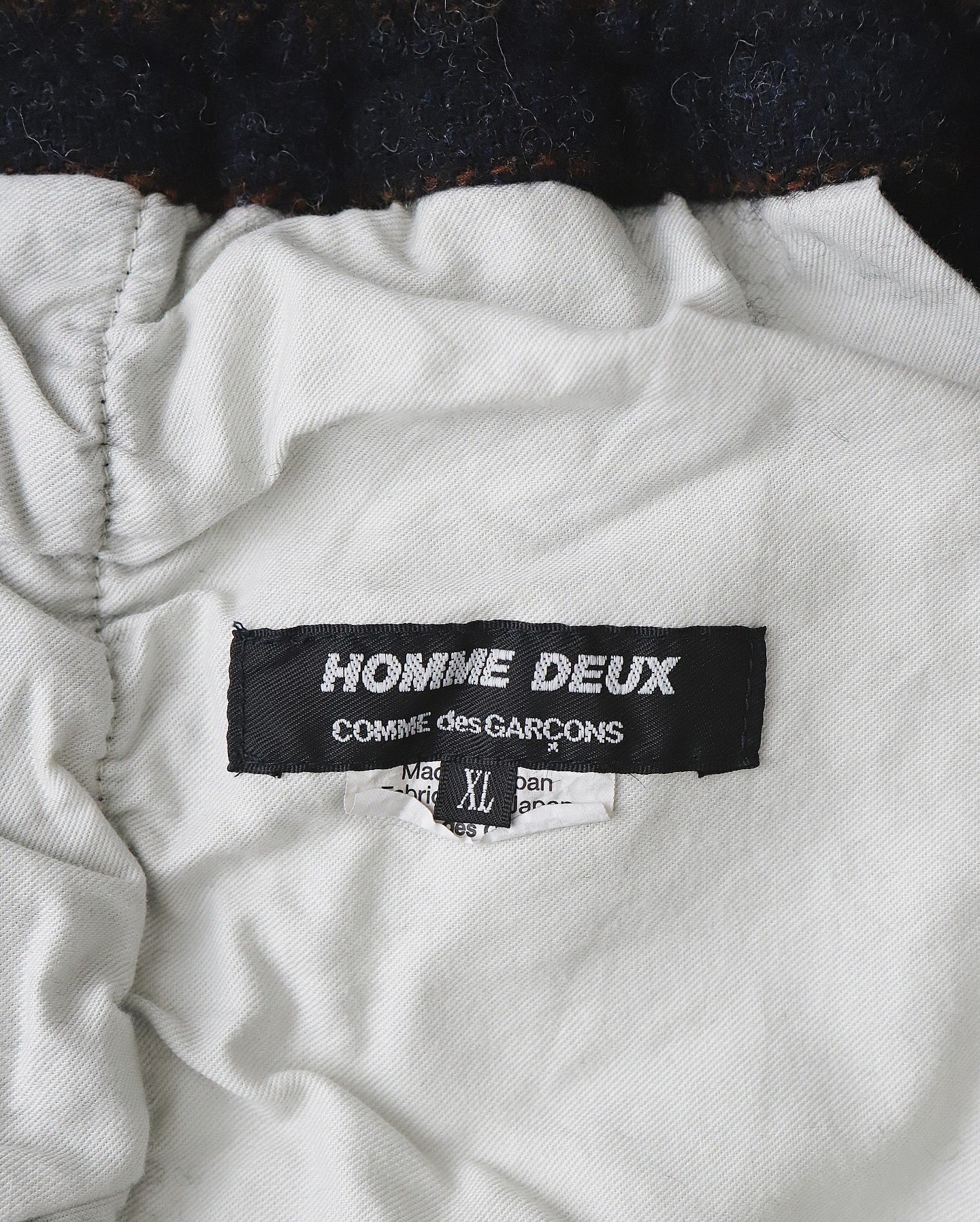 SHARKSKIN STRIPE FULLING EASY PANTS