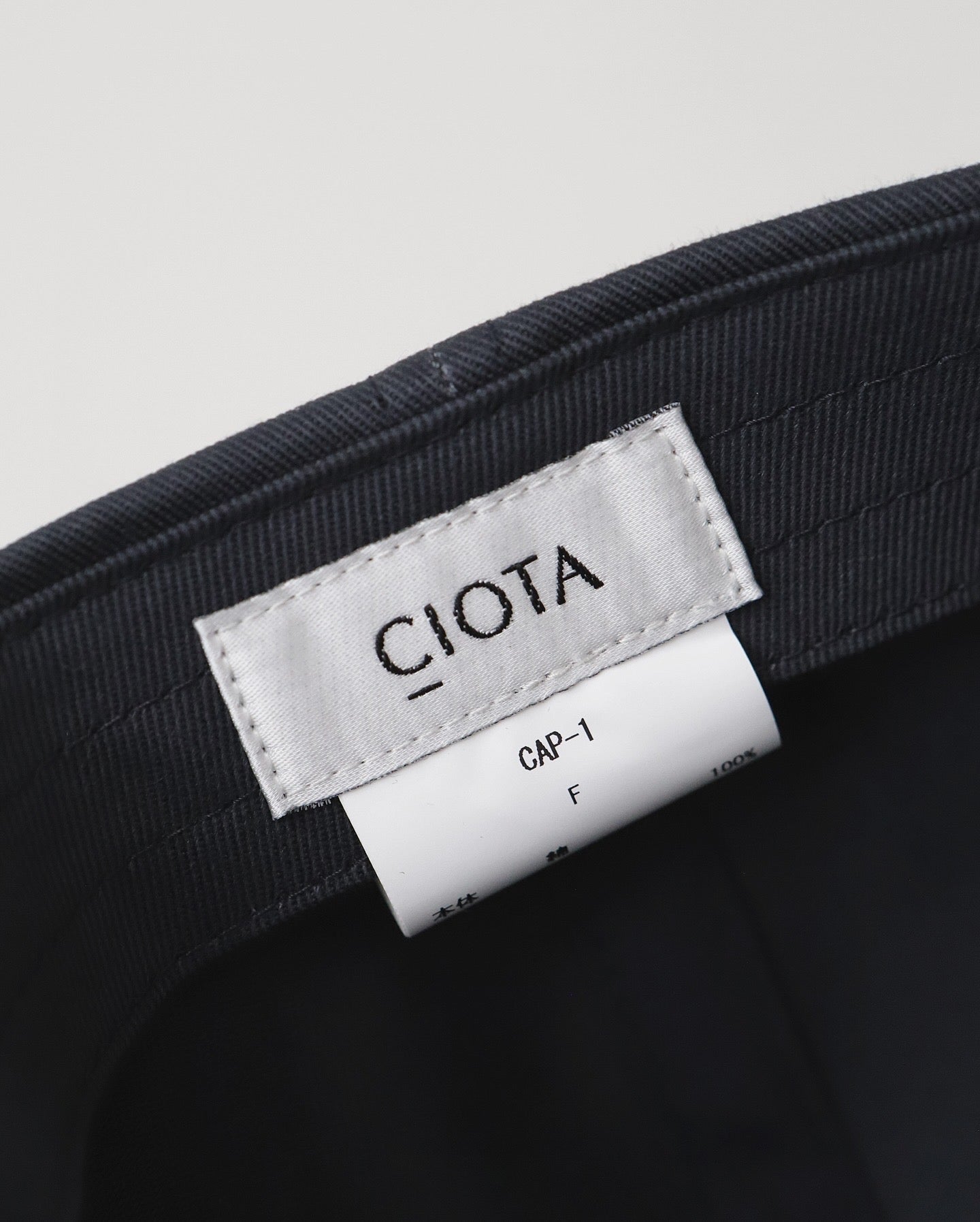 CHINO CLOTH CAP