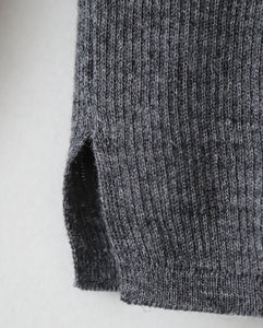 RAMIE WOOL RIB｜RIB MOCKNECK SWEATER（WOMEN）