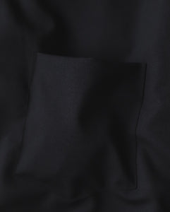TECHNO WOOL TROPICAL OVERSIZED BAND COLLAR SHIRT