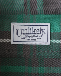 UNLIKELY ELBOW PATCH FLANNEL WORK SHIRTS