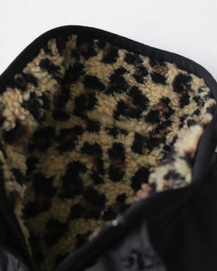 REVERSIBLE LEOPARD BOA JACKET