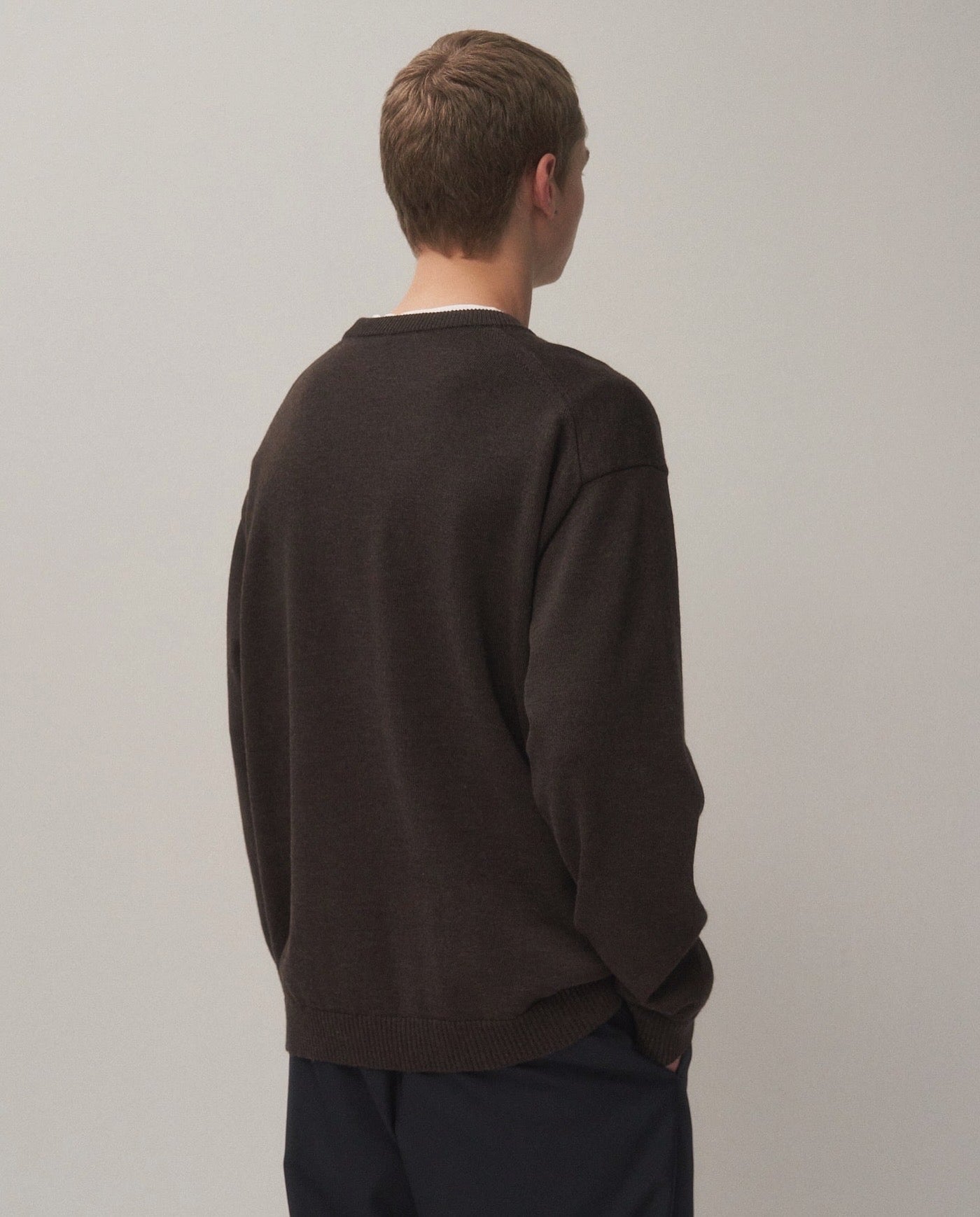 WOOL WASHI CREWNECK SWEATER