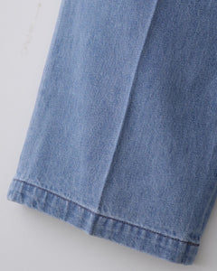 ONE-TUCK WIDE PANTS / DENIM