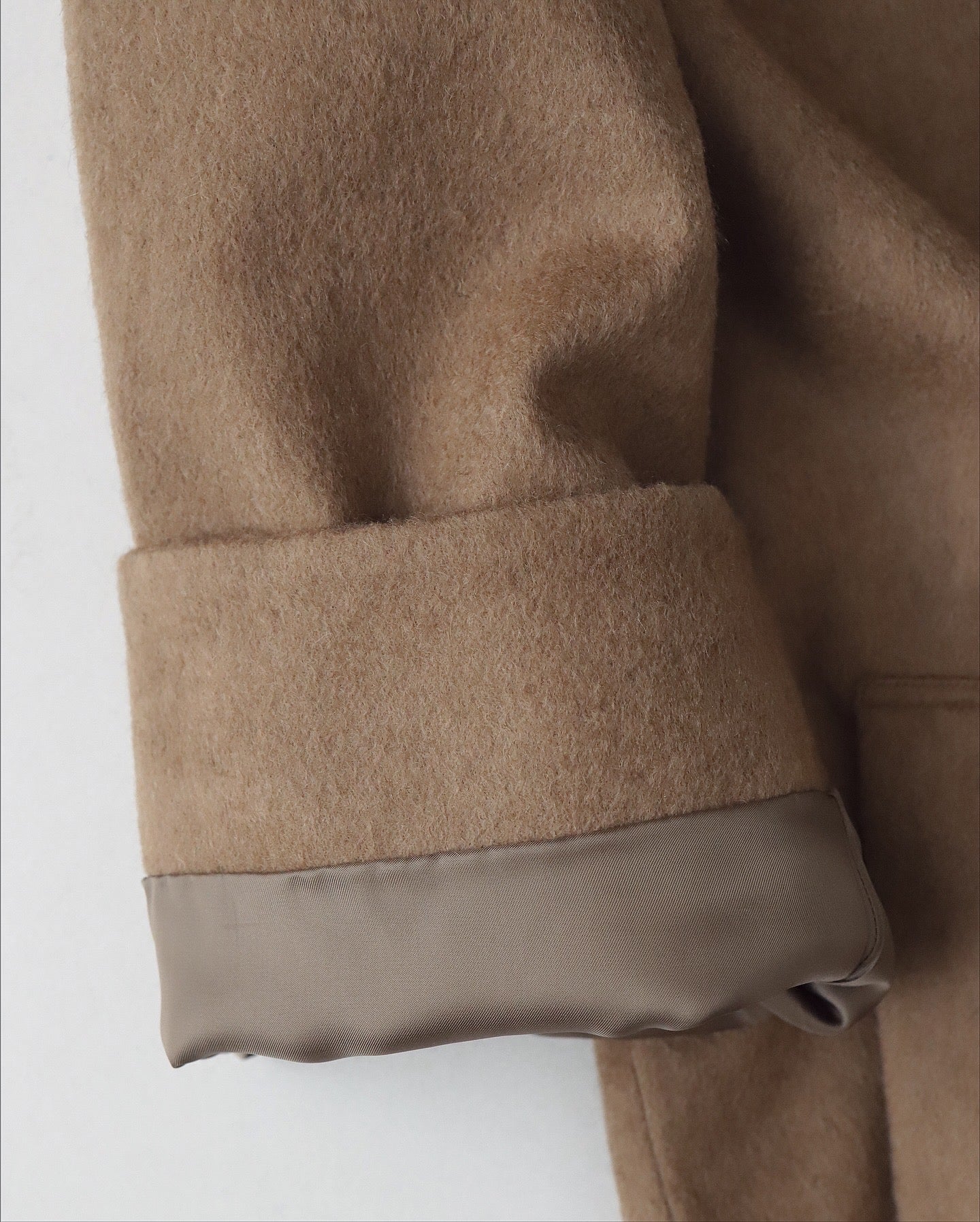 PURE CAMEL BALMACAAN COAT（WOMEN）