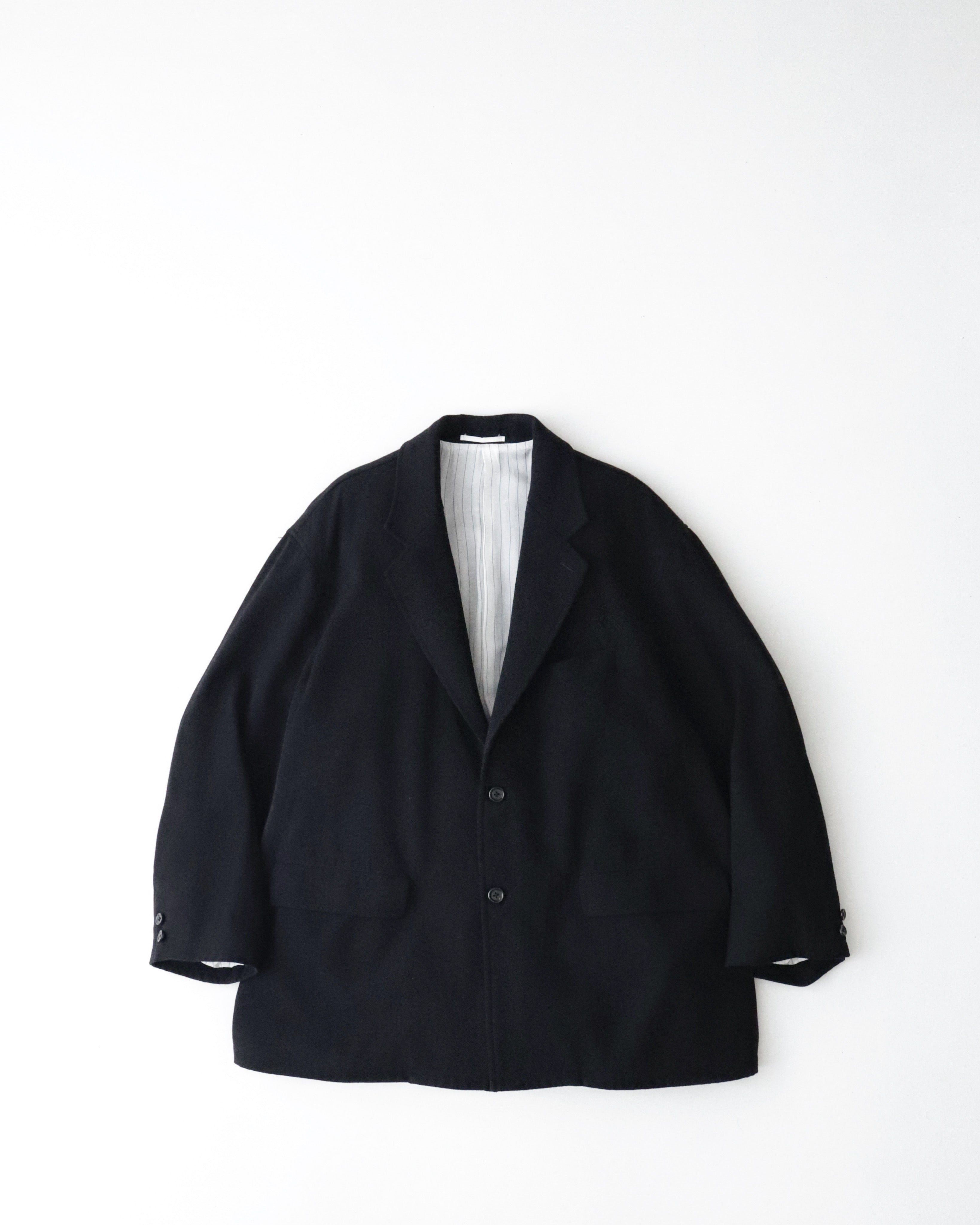 BACK SATIN GABARDINE JACKET