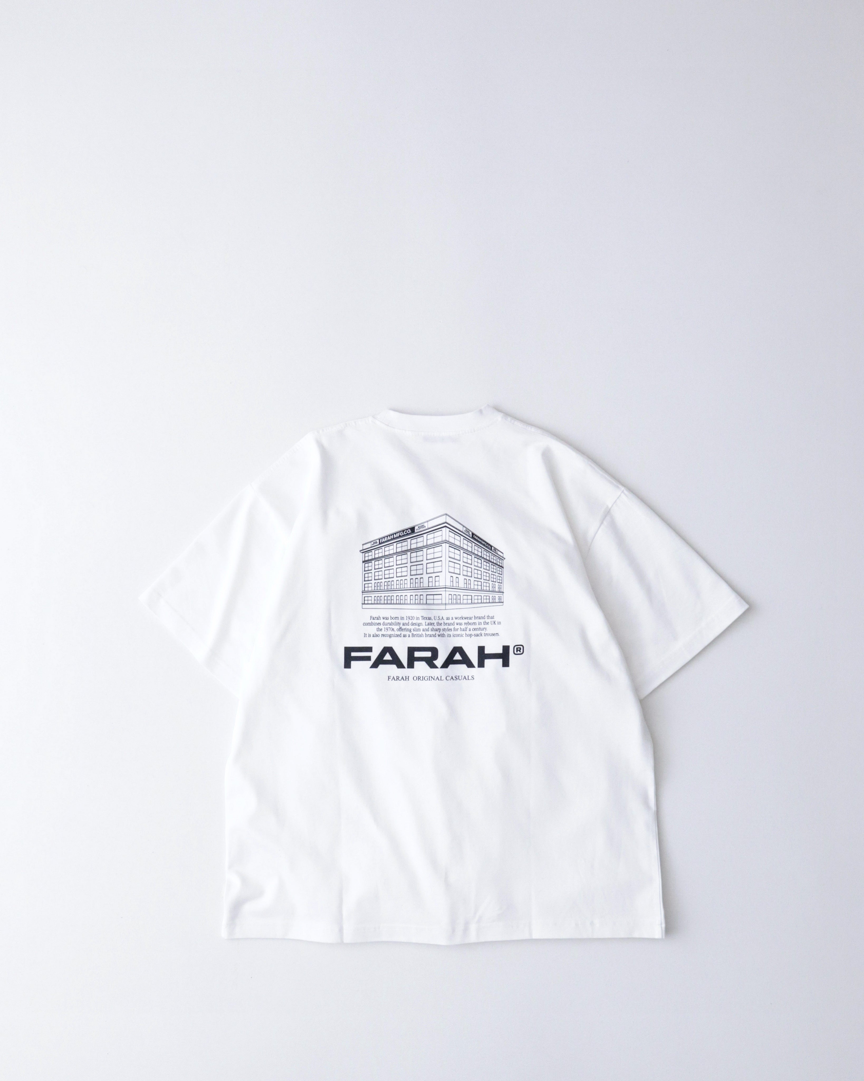 PRINTED GRAPHIC T-SHIRT "FARAH MFG.CO."