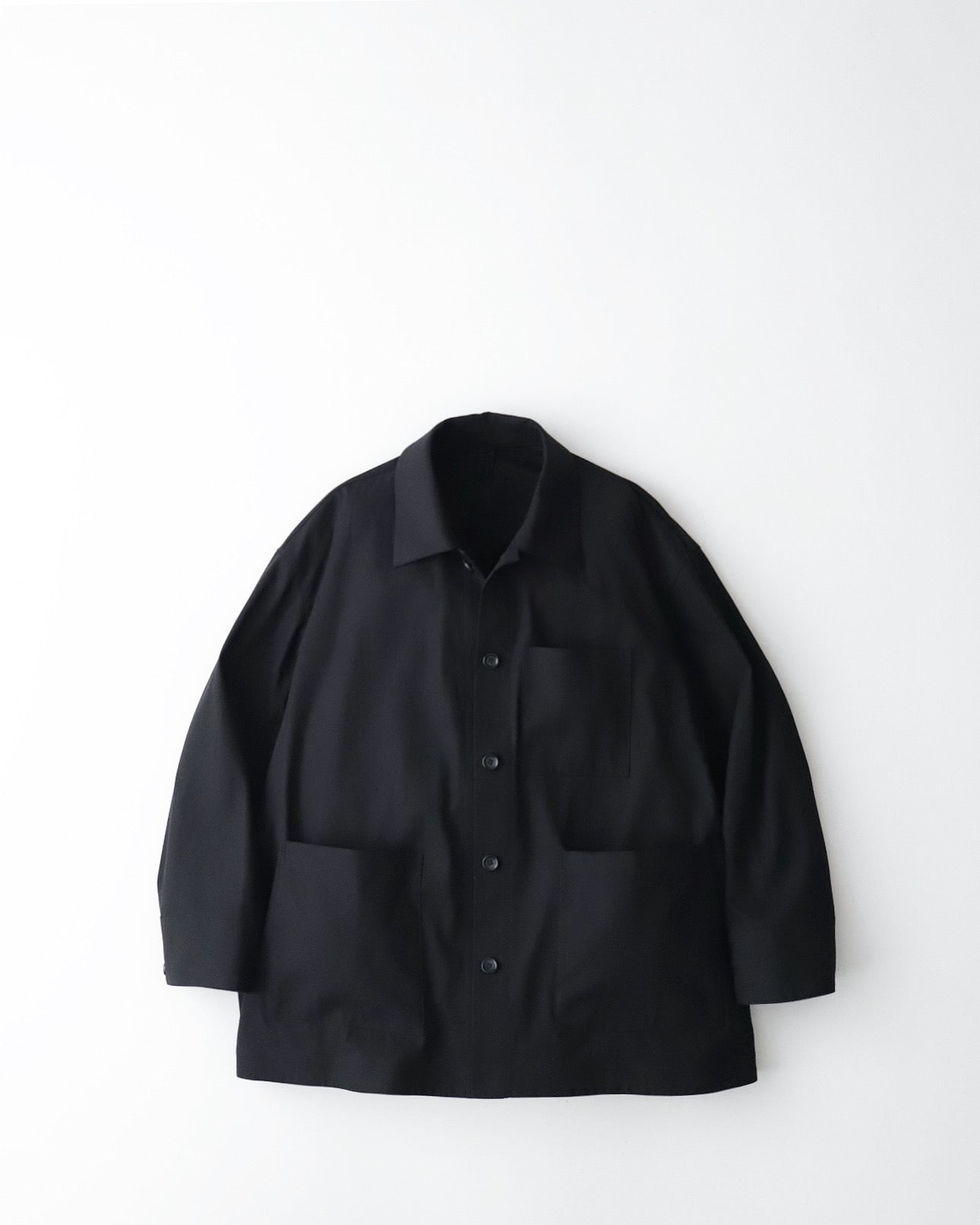 HIGH TWIST GABARDINE COVERALL JACKET