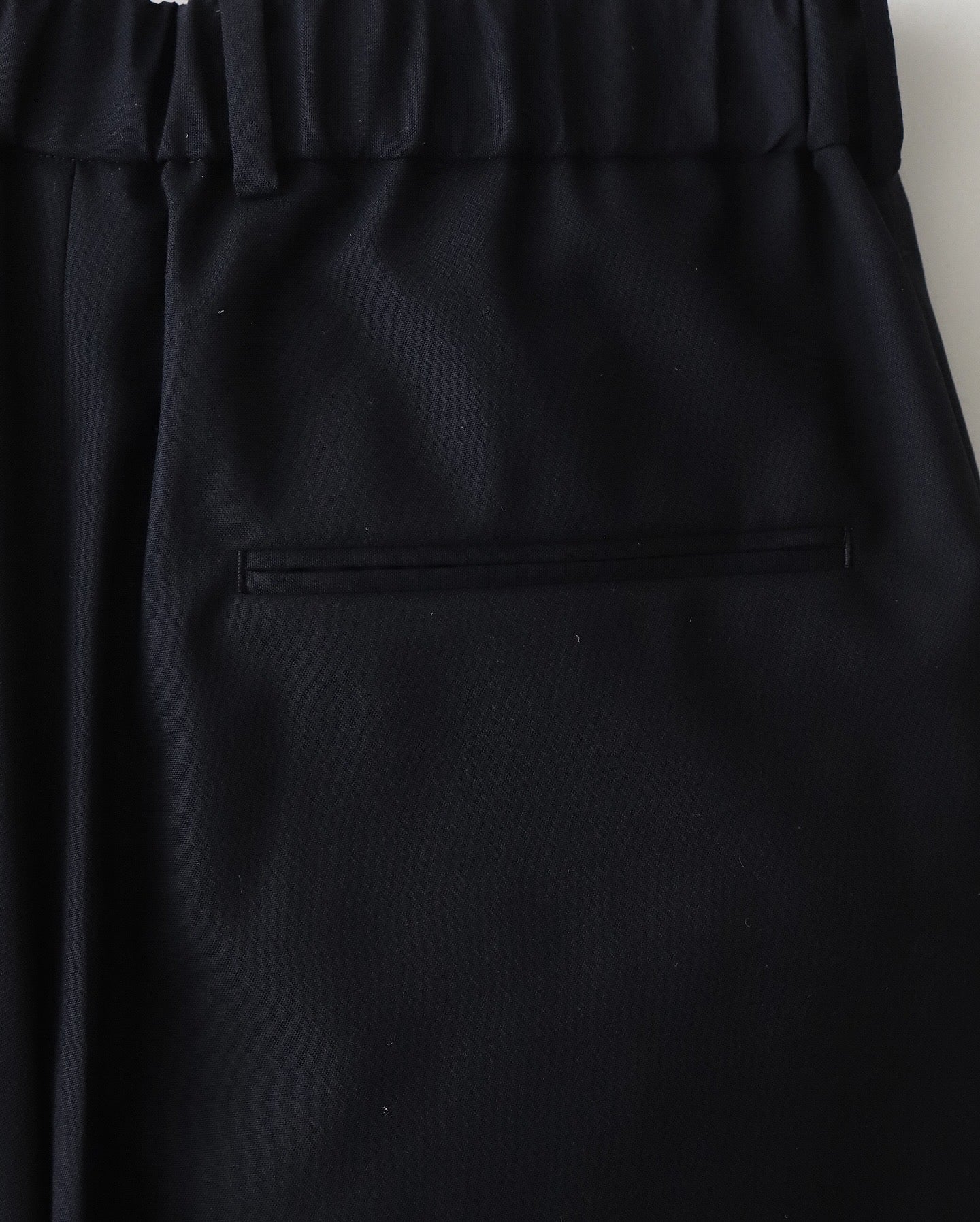 WOOL TROPICAL LOOSE FIT PANTS