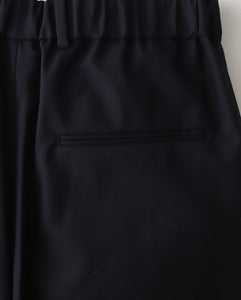 WOOL TROPICAL LOOSE FIT PANTS