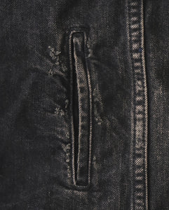 NEW MANUAL BLACK DENIM TRACKER JACKET