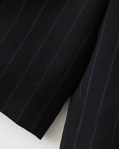 DOUBLE PLEATED SHORT TROUSERS / Dormeuil