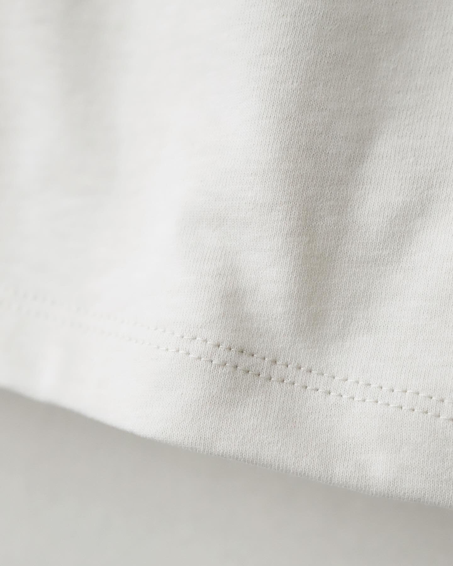RECYCLED COTTON JERSEY L/S TEE
