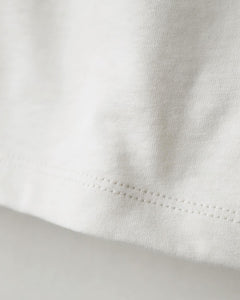 RECYCLED COTTON JERSEY L/S TEE