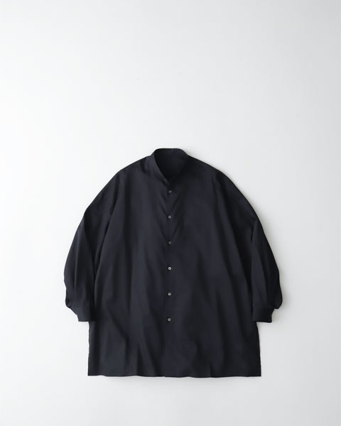 Cornier silk nep band collar shirt 日本製 MEN – Cornier