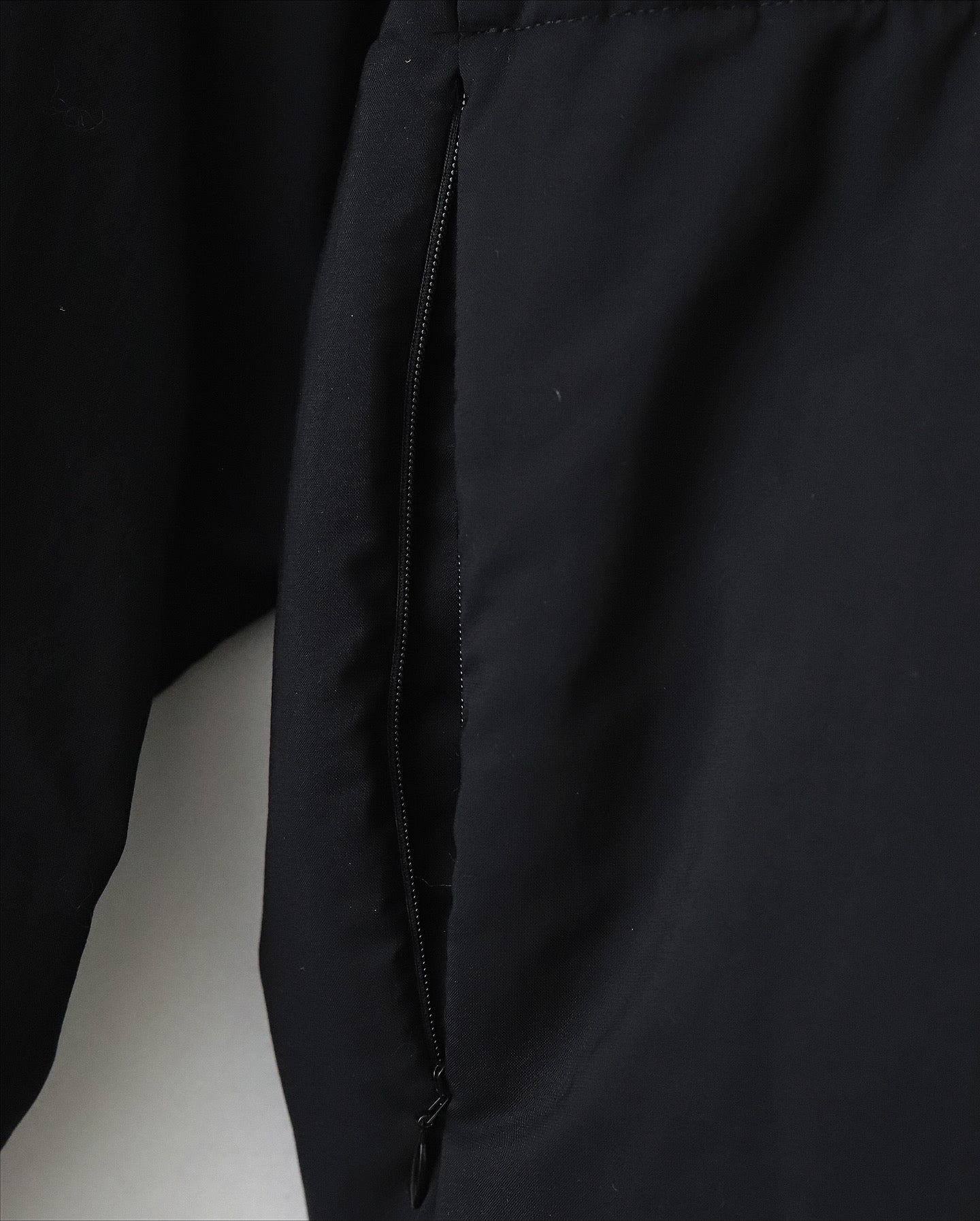 MAT AIRY NYLON WOOL PADDED STAND JACKET