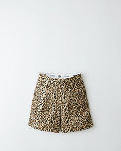 WACKO MARIA DICKIES / LEOPARD PLEATED SHORT TROUSERS – NCNR ONLINE