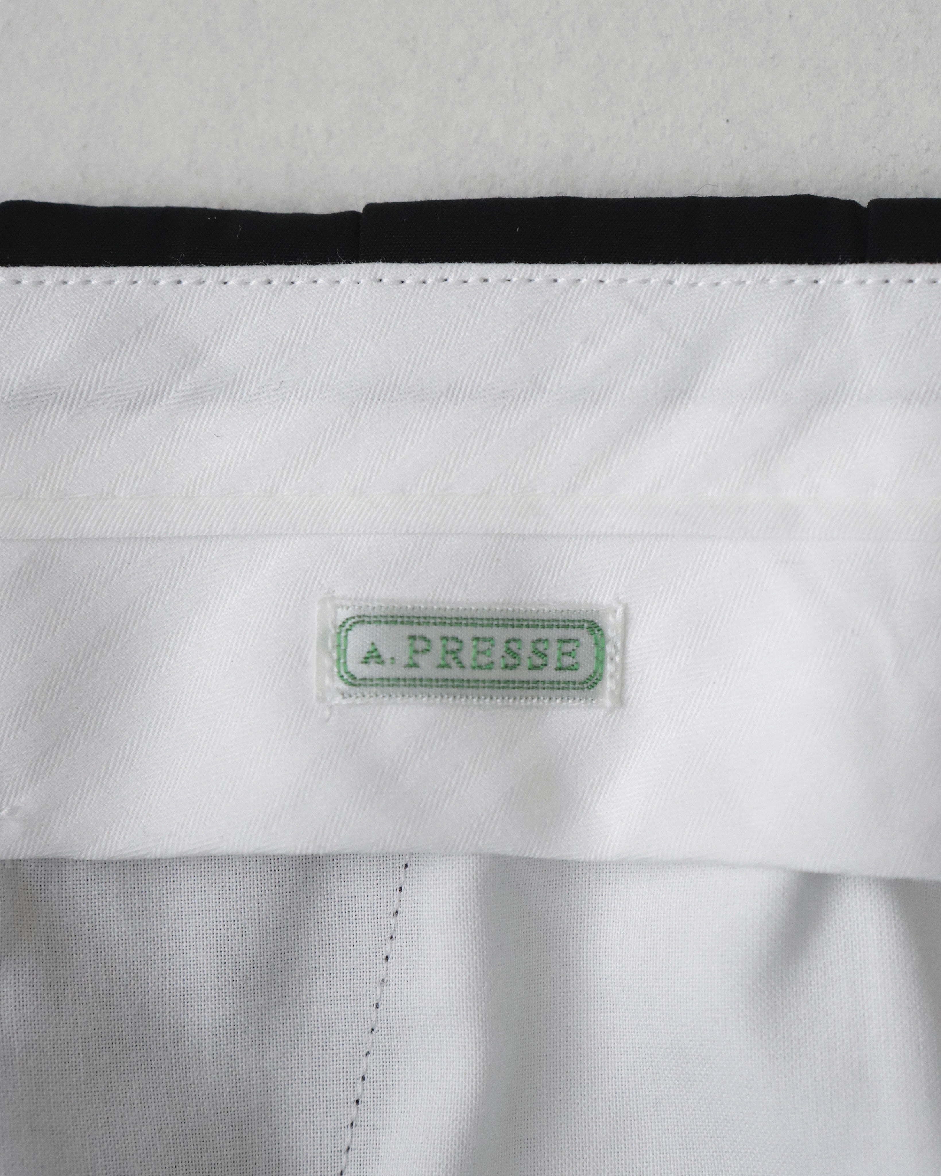 A.PRESSE WOOL RAYON WIDE TROUSERS – NCNR ONLINE STORE