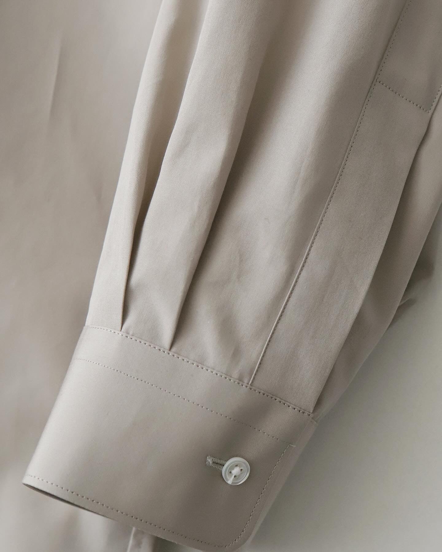 ALUMO for GP L/S OVERSIZED REGULAR COLLAR SHIRT