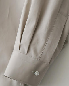ALUMO for GP L/S OVERSIZED REGULAR COLLAR SHIRT