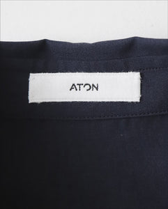 SILK SUEDE BUTTON DOWN SHIRT（WOMEN）