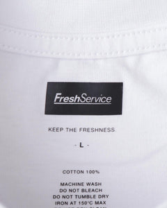 CORPORATE PRINTED S/S TEE ”FRESH＆SRV.”